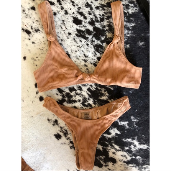 Minimale Animale Other - Wall Street ribbed brief and lagoon ribbed top